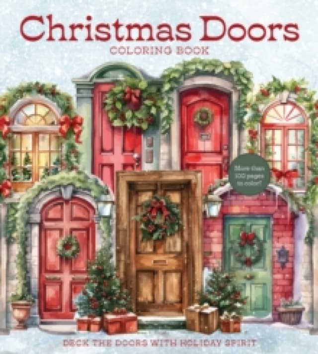 Christmas Doors Coloring Book. Paperback. By Editors of Chartwell Books Books