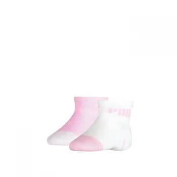 Puma 2 Pack Logo Socks Baby - Pink Lady