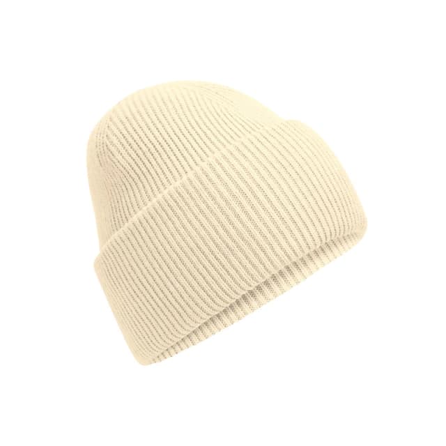 Beechfield Beechfield Men Classic Deep Cuffed Beanie in Off White Off White One Size Male 5063425890576