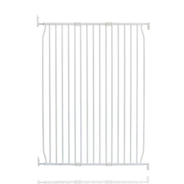 Safetots Extra Tall Eco Screw Fit Baby Gate, White, 100Cm - 110Cm, Extra Tall Gate 100Cm In Height, Stair Gate For Baby