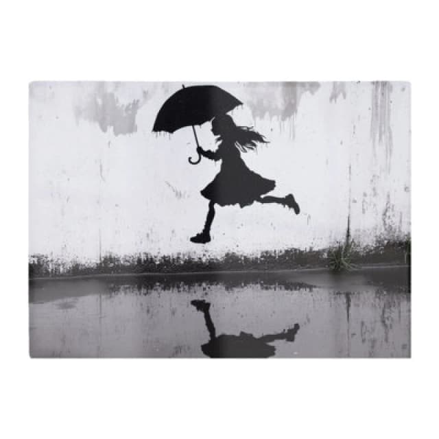 Warren Reed Designer Jumping Over Puddles Chopping Board