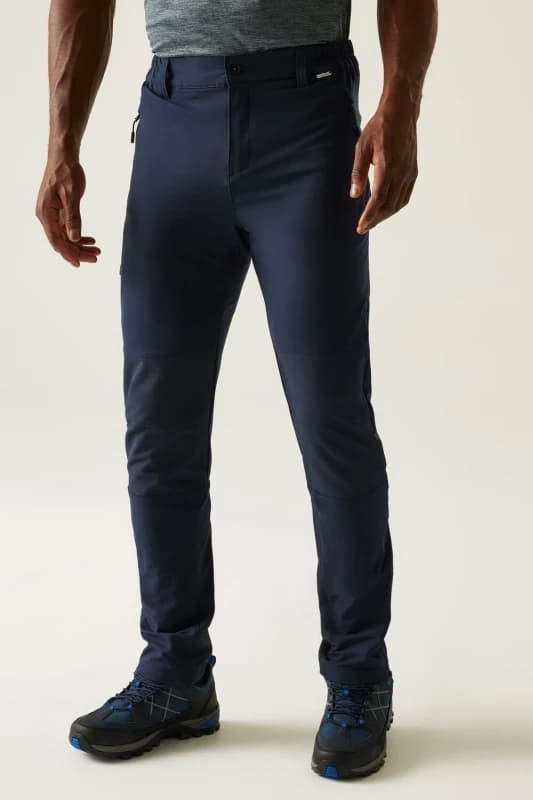 Regatta Regatta Men Montorn Durable Water-Repellent Walking Trousers in Navy Size: 38R Navy 38R Male 5063516156567