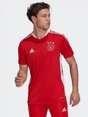 adidas Ajax Amsterdam Tiro Training Jersey, Red, Size L, Men