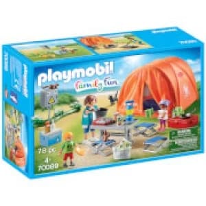 Playmobil Family Fun Camping Trip with Large Tent (70089)