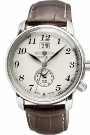 Mens Zeppelin LZ127 Graf Zeppelin Dual Time Watch 7644-5