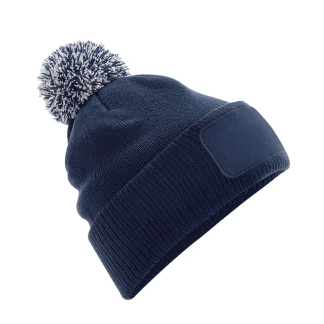 Beechfield Beechfield Men Snowstar Printers Beanie in Navy Navy One Size Male 5059000427848