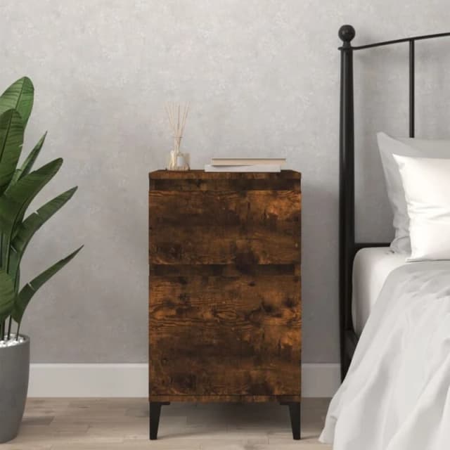 VIDAXL Bedside Cabinet Smoked Oak 40x35x70cm vidaXL 819718