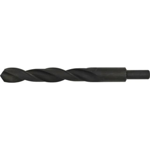 Loops 21.5 x 220mm HSS Roll Forged Blacksmith Drill Bit - Reduced Shank - 155mm Flute Black