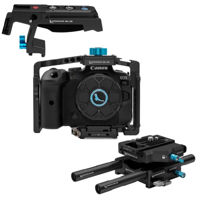 Kondor Blue Canon R5 Base Rig MKII (R5/R6/R) Raven Black