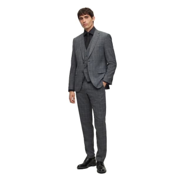 Boss Mens H Jeckson Suits Grey male 36 (46)