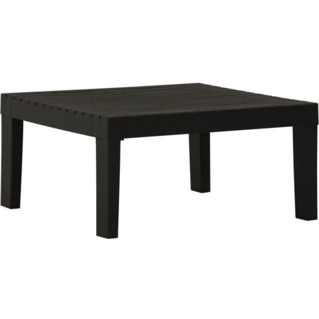 VIDAXL Garden Lounge Table Plastic Grey Vidaxl 8720286314746