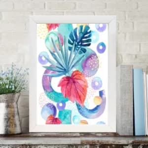 BC1036766047 Multicolor Decorative Framed MDF Painting