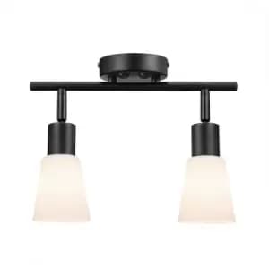 Nordlux Cole Twin Spotlight Black, E14