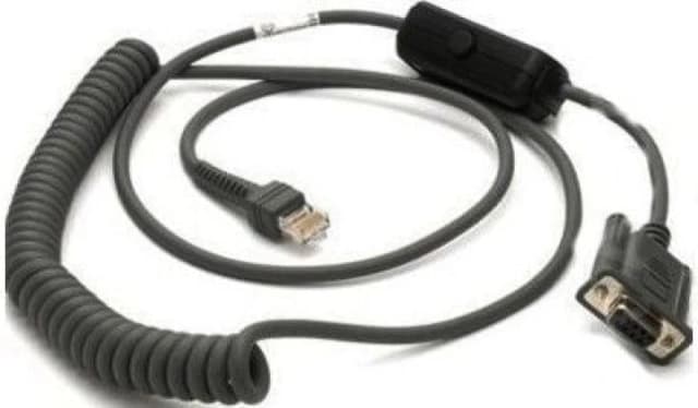 Zebra Motorola CBA-R31-C09ZAR serial cable Black 2.8 m CBA-R31-C09ZAR