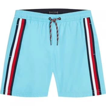 Tommy Hilfiger Side Stripe Swim Shorts - Blue CVB