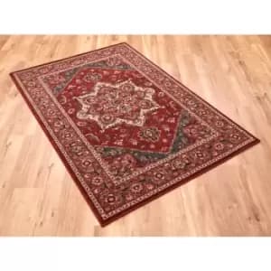 Mastercraft - Kashqai 4354 300 Red 160cm x 240cm Rectangle - Red