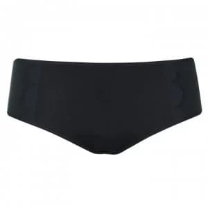 Seafolly Petal Mid Bikini Bottoms - Black