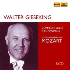 Walter Gieseking Complete Solo Piano Works by Wolfgang Amadeus Mozart CD Album