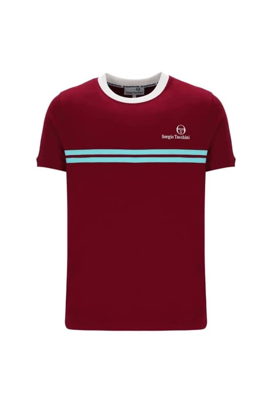 Debenhams Debenhams Men New Supermac T Rhubarb/Gardenia/Aruba Blue Size: Medium multi M Male 5063400184249