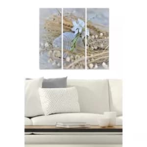 MDF2450681 Multicolor Decorative MDF Painting (3 Pieces)