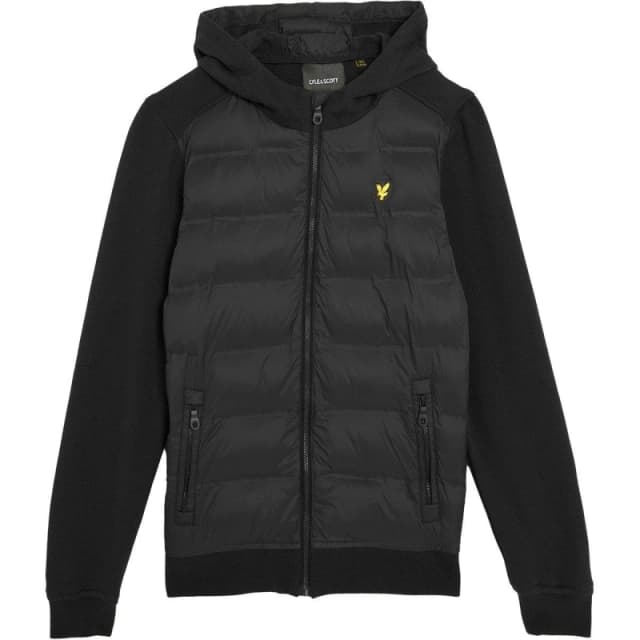 Lyle and Scott Kids Lightweight Hybrid Jacket Black Z865 male 8-9Y