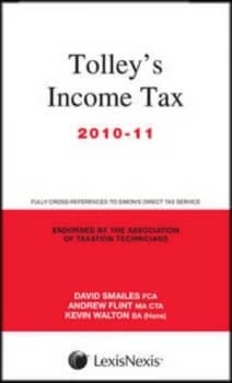 Tolleys Income Tax 2010-11 by David Smailes Book