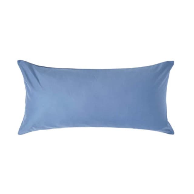 Homescapes Continental Egyptian Cotton Pillowcase 1000 TC, 40 x 80cm Blue