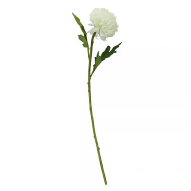 Premier Housewares Fiori Artificial flowers Fiori 84cm Chrysanthemum Stem White Flower White