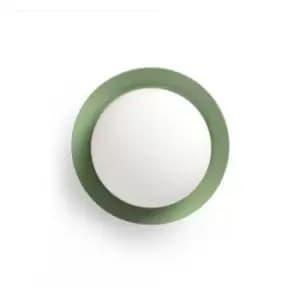 May LED Green Flush Wall, Ceiling Lamp IP44