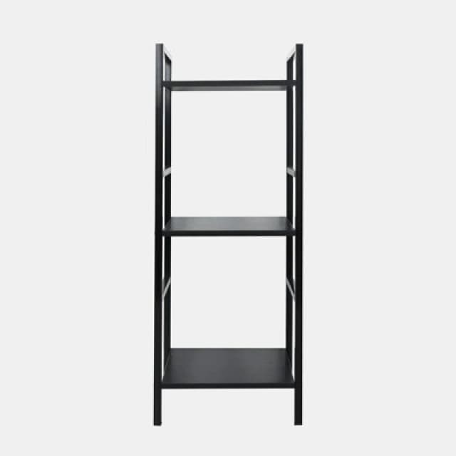 OHS OHS Shelving Unit 3 Tier Living Room Storage Organiser Modern Wire Home Decor Office in Black One Size Unisex 5027434215263