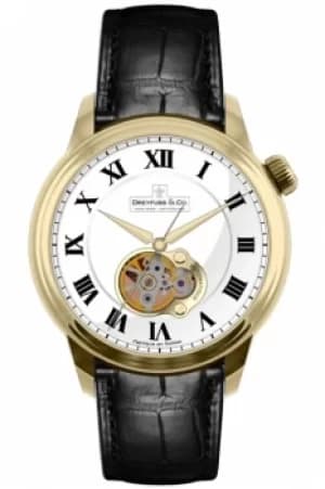 Mens Dreyfuss Co 1925 Open Heart Automatic Watch DGS00092/01