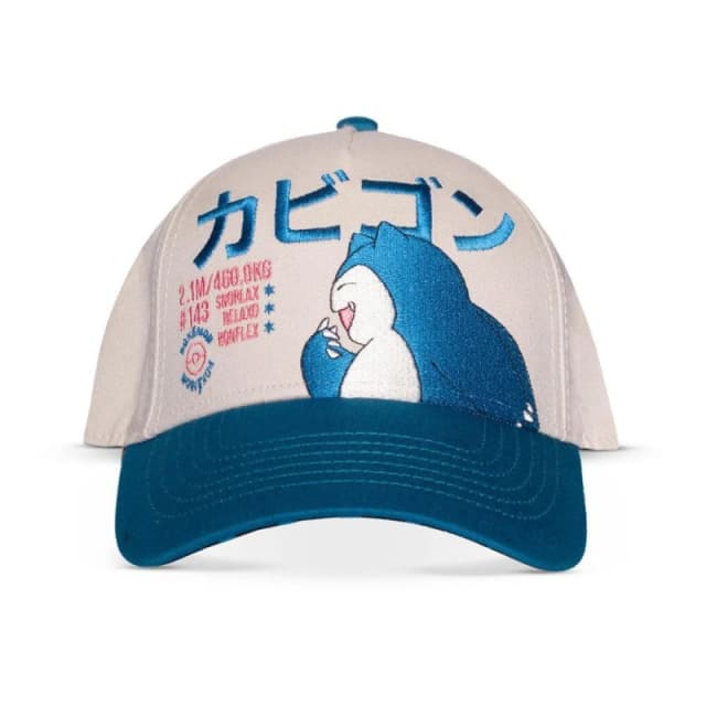 Pokemon Snorlax Adjustable Cap, White/Blue (BA312521POK) Multi unisex