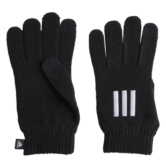 adidas 3s Gloves Cond Knitted Glove Unisex Adults - Black One Size
