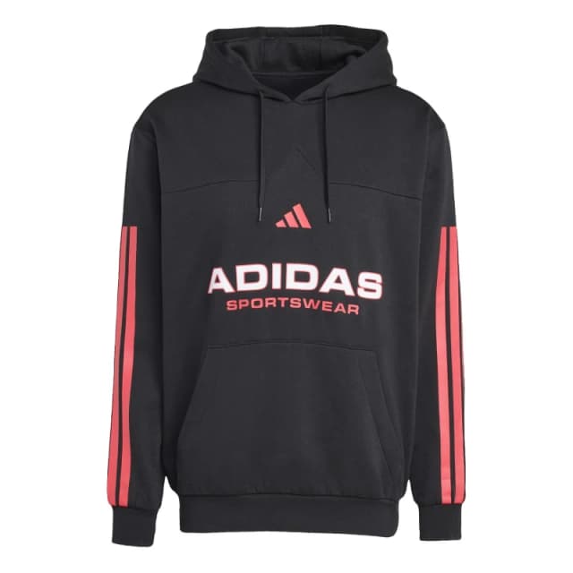 adidas House of Tiro Nations Pack Hoodie Adults Black/Ruby Red male S