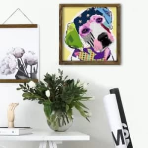 MZM470 Multicolor Decorative Framed MDF Painting