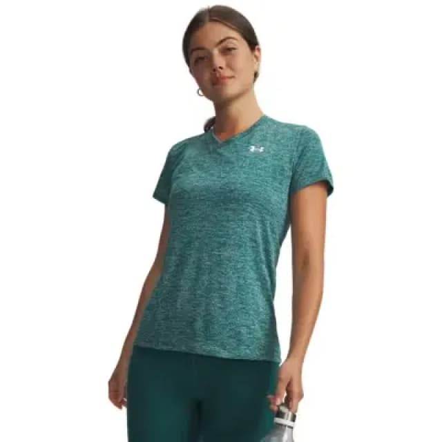 Womens V-neck top Under Armour Tech Twist Vert Female M