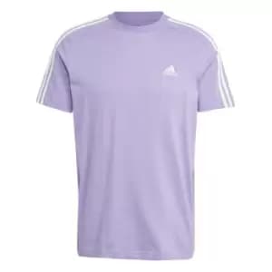 adidas Essentials 3-Stripes T-Shirt Mens - Purple