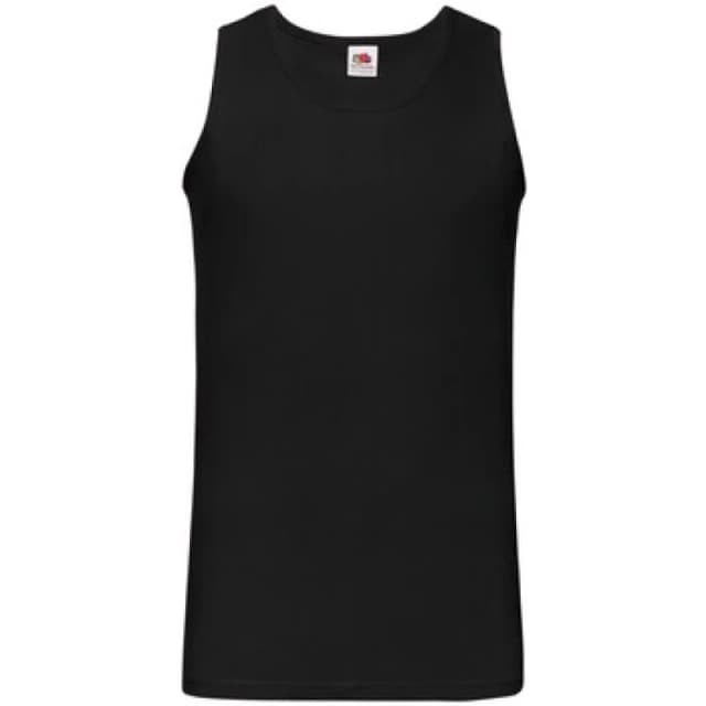 Fruit Of The Loom Fruit of the Loom Men Valueweight Athletic Tank Top in Black Size: X-Large Black XL Male 5063652789162