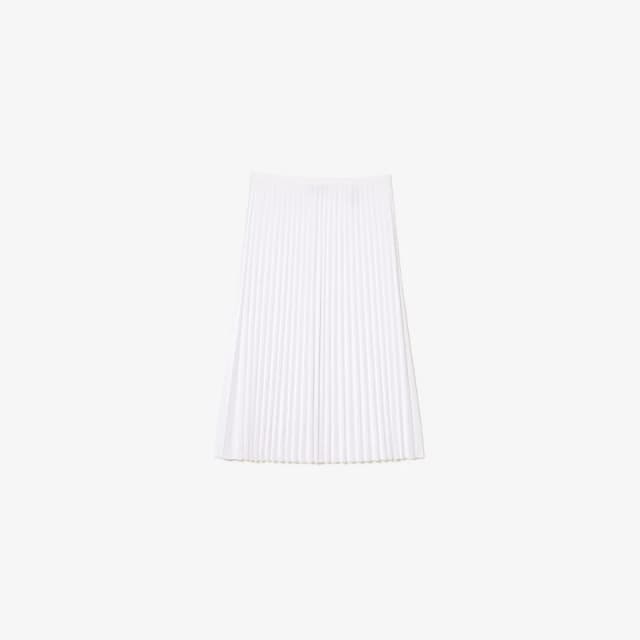 Lacoste Womens Knitted Skirt White female 12 (40)