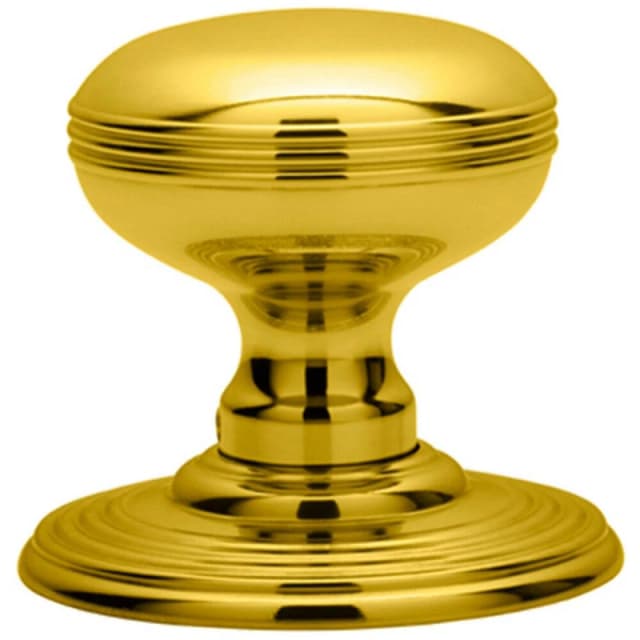 Loops PAIR Textured Mortice Door Knob 70mm Diameter Concealed Rose Brass Metallics unisex