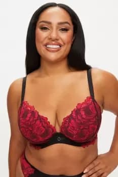 Nightfall Fuller Bust Padded Plunge Bra