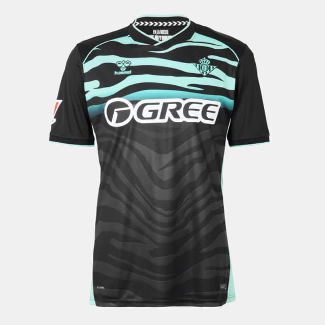 Hummel Real Betis Third Shirt 2025 2026 Adults Black male Small