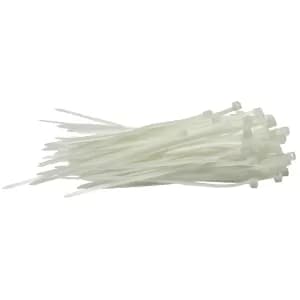 Draper White Cable Ties (100 pieces)