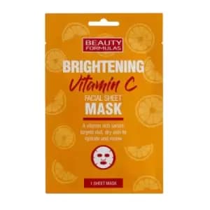 Beauty Formulas Brightening Vitamin C Facial Sheet Mask