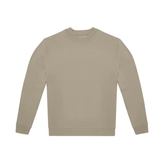 B&C Mens ID.332 Crew Neck Sweatshirt in Beige Size: XS Beige Male XS