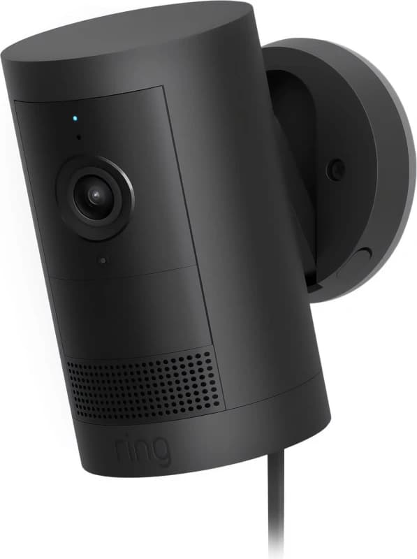 Ring Outdoor Camera Plus (Plug In) 2K Smart Home Security Camera - Black