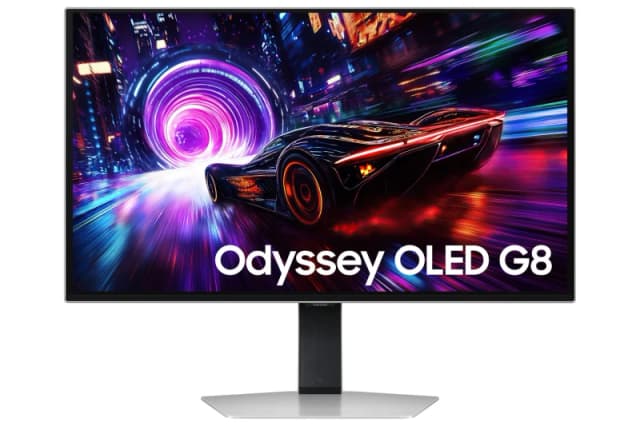 Samsung Odyssey G8 LS27FG810SUXXU 4K Ultra HD 27" QD-OLED Gaming Monitor - Silver/Grey 8806097418771