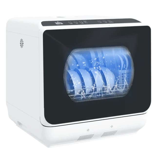 HOMCOM Table Top Dishwasher w/ 4 Place Settings 6 Programmes Fruit Wash Mode - Homcom 5056725398217