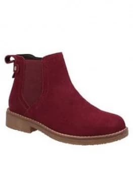 Hush Puppies Maddy Ankle Boots - Red