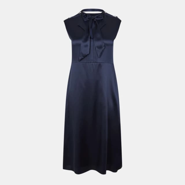 Boss Womens Dasem Skater Dress Dark Blue female 4 (XXS)
